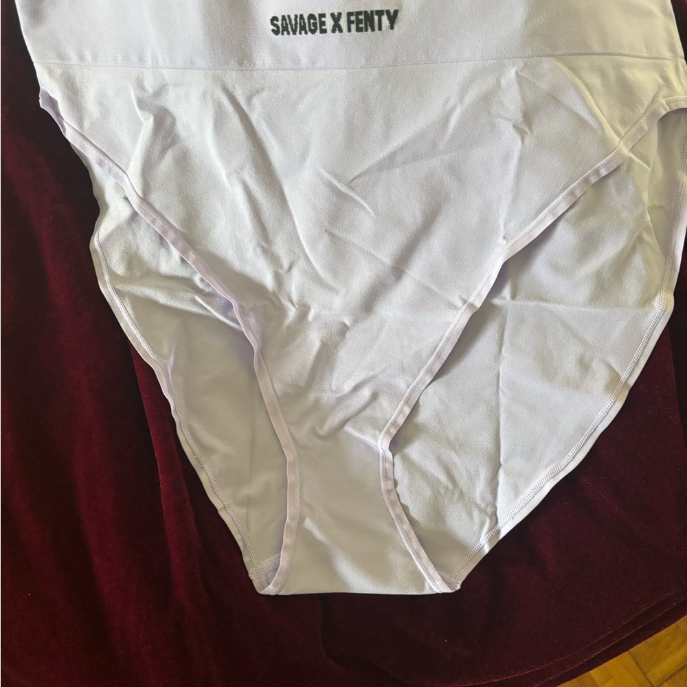 Savage X Fenty Lavender High-Waist Briefs